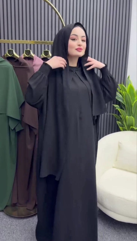 حجاب قطعتين (حجاب + خمار)